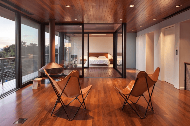 Interior da casa de cacupé